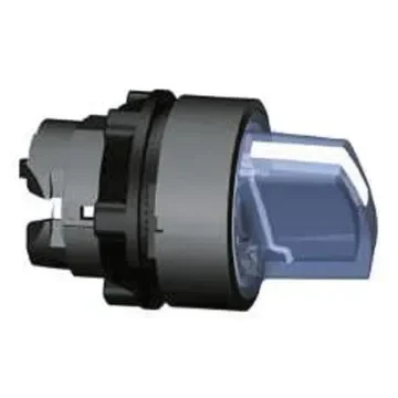 Schneider Electric Harmony XB5 Series 3 Position Selector Switch Head, 22mm Cutout, Blue Handle - ZB5AK1563 product image