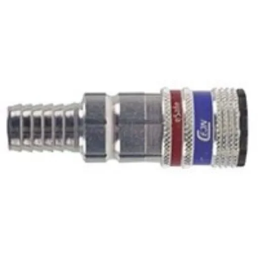 CEJN Brass, Steel Pneumatic Quick Connect Coupling, 13mm Hose Barb - 103002005 product image