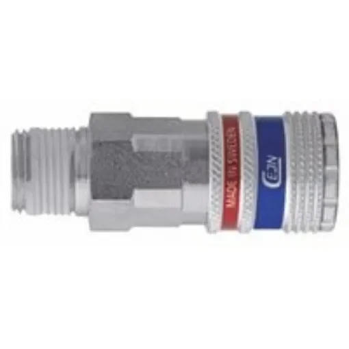 CEJN Brass, Steel Male Pneumatic Quick Connect Coupling, R 1/4 Male Threaded - 103002152 product image