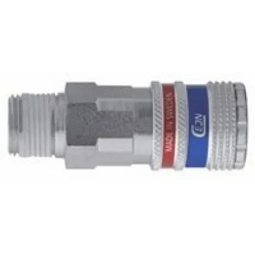 CEJN Brass, Steel Male Pneumatic Quick Connect Coupling, R 1/2 Male Threaded - 103102155 product image