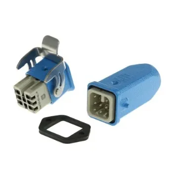 HARTING Connector Set, 8 Way, 10A, Female to Male, Han Ex, 90 V - 10 36 008 0007 product image