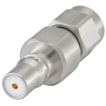 Rosenberger Straight 50O RF Adapter QMA Socket to SMA Plug 18GHz - 28K132-S00N5 product image