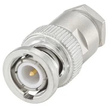 Rosenberger BNC Series, Plug Cable Mount BNC Connector, 50O, Clamp Termination, Straight Body - 51S106-002N5 product image