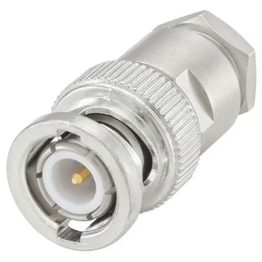 Rosenberger BNC Series, Plug Cable Mount BNC Connector, 50O, Clamp Termination, Straight Body - 51S106-002N5 product image