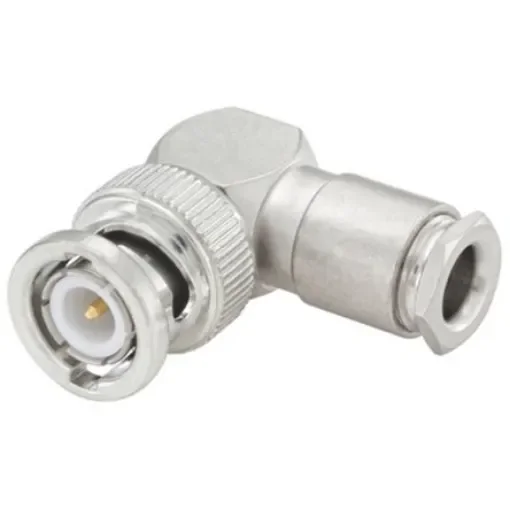 Rosenberger BNC Series, Plug Cable Mount BNC Connector, 50O, Clamp Termination, Right Angle Body - 51S201-006N5 product image