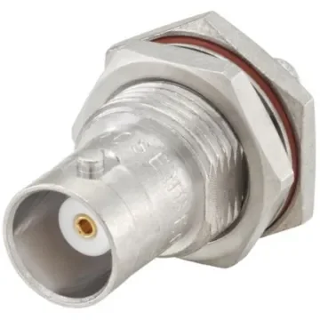 Rosenberger BNC Series, Jack Panel Mount BNC Connector, 50O, Crimp Termination, Straight Body - 51K607-106N5 product image