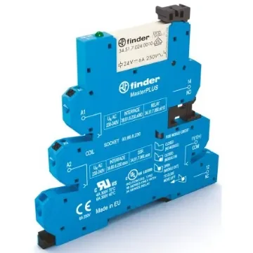 Finder 39 Series Interface Relay, DIN Rail Mount, 110V ac/dc Coil, SPDT - 39.61.0.125.0060 product image