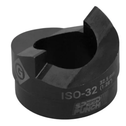 Greenlee , 1 Piece Punch & Die Combinations With Punch & Die ISO 32 (32.5 mm), 32.5mm - 52055435 product image