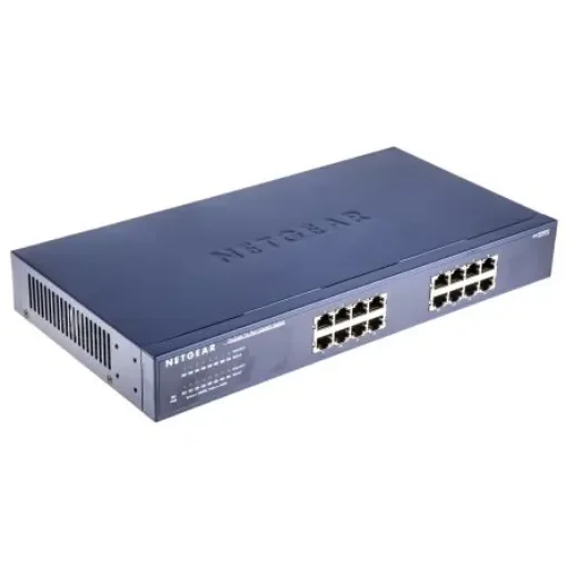 Netgear JGS516, Unmanaged 16 Port Ethernet Switch, Type G - British 3-Pin, EU - JGS516-200EUS product image