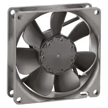 ebm-papst 8400 N Series Axial Fan, 12 V dc, DC Operation, 69m³/h, 1.7W, 80 x 80 x 25mm - 8412NR product image