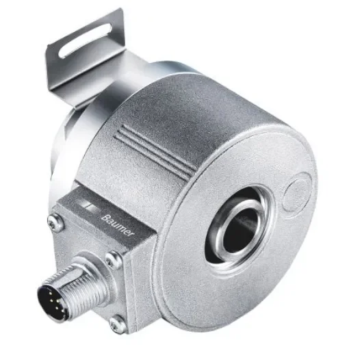 Baumer EIL580 Series Optical Incremental Encoder, 2048 ppr, HTL/Push Pull Signal, Hollow Type, 12mm Shaft - EIL580-TT12.5BN.02048.A product image