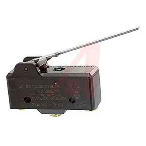 Honeywell Straight Lever Micro Switch, Screw Terminal, 20 A @ 125 V ac, SP-CO, IP64 - BA-2RV-A2 product image