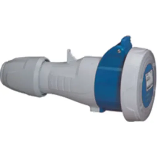 Legrand, P17 Tempra Pro IP66, IP67 Blue Cable Mount 2P + E Industrial Power Socket, Rated At 16A, 230 V - 5 553 04 product image