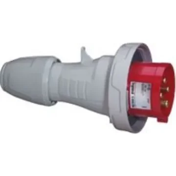 Legrand, P17 Tempra Pro IP66, IP67 Red Cable Mount 3P + N + E Industrial Power Plug, Rated At 16A, 415 V - 5 553 29 product image