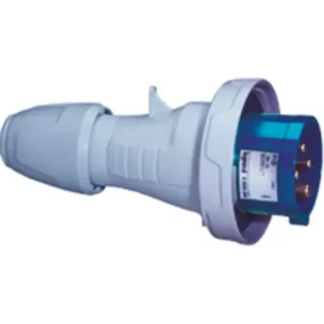 Legrand, P17 Tempra Pro IP66, IP67 Blue Cable Mount 2P + E Industrial Power Plug, Rated At 32A, 230 V - 5 554 34 product image