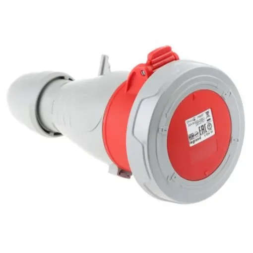 Legrand, P17 Tempra Pro IP66, IP67 Red Cable Mount 3P + N + E Industrial Power Socket, Rated At 32A, 415 V - 5 554 19 product image