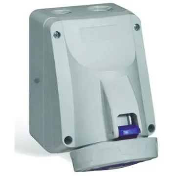 Legrand, P17 Tempra Pro IP66, IP67 Blue Wall Mount 2P + E Industrial Power Socket, Rated At 32A, 230 V - 5 554 54 product image