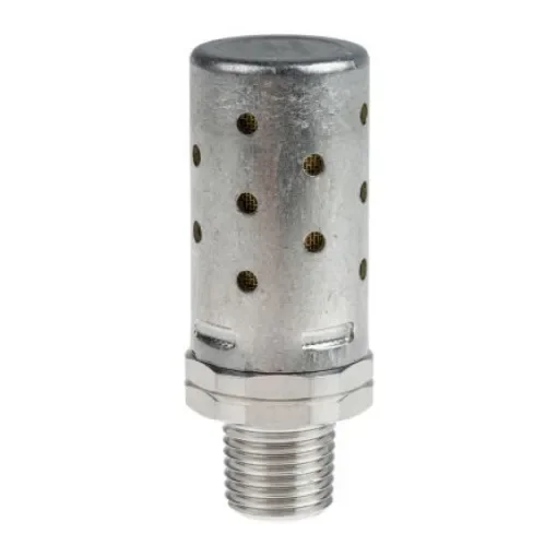 Norgren MB Aluminium, Brass 20bar Pneumatic Silencer, Threaded, R 1/4 Male - MB002B product image