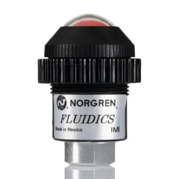 Norgren Green, Red Panel Mounting Visual Indicator, 8.6bar, G 1/8 inlet port, 30mm mount hole - 5VS-412-800 product image