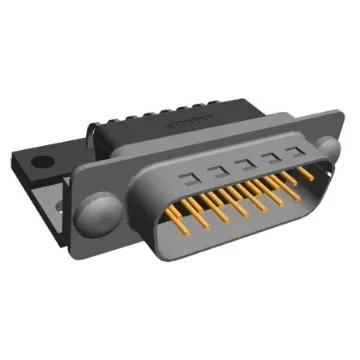 TE Connectivity Amplimite HD-20 15 Way Right Angle Through Hole D-sub Connector Plug, with Mounting Screw - 5745352-4 product image