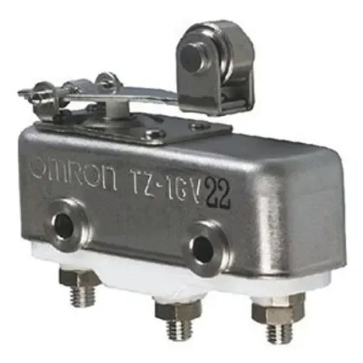 Omron Roller Lever Limit Switch, NO/NC, IP00, SPDT, 250V ac Max, 1A Max - TZ-1GV22 product image