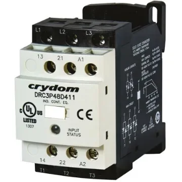 Sensata Crydom Solid State Relay, 7.6 A Load, DIN Rail Mount, 510 V ac Load - DRC3P48B400R2 product image