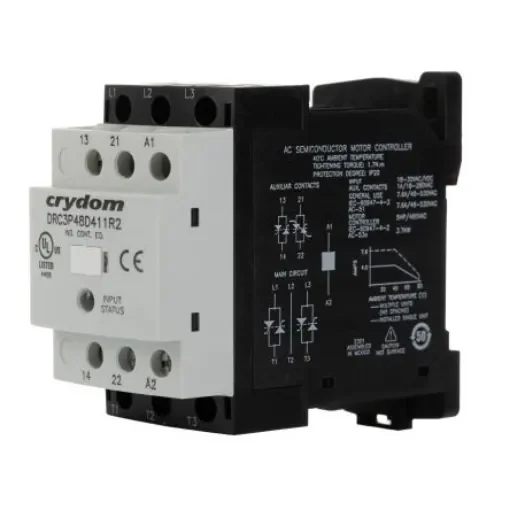 Sensata Crydom DRC Series Solid State Relay, 7.6 A Load, DIN Rail Mount - DRC3P48D411R2 product image