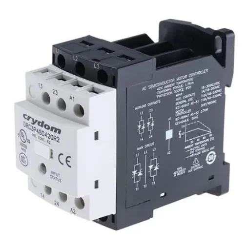 Sensata Crydom Solid State Relay, 7.6 A Load, DIN Rail Mount - DRC3P48D420R2 product image