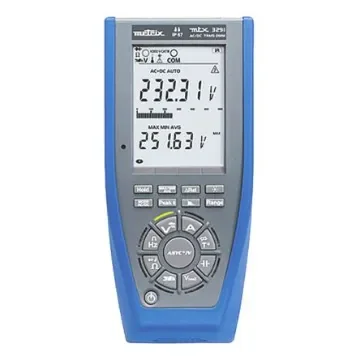 Metrix MTX 3291 Handheld Digital Multimeter, True RMS, 20A ac Max, 20A dc Max, 1000V ac Max - MTX3291 product image
