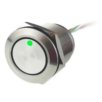 RS PRO Capacitive Switch Latching NC,Illuminated, Green, Red, IP68 Brass - 8232791 product image