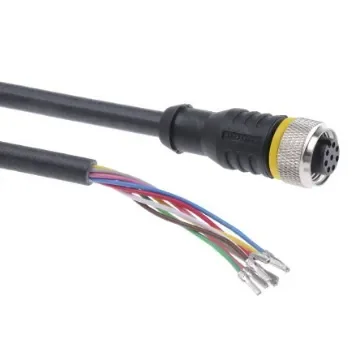 Turck Straight Female 8 way M12 to Unterminated Sensor Actuator Cable, 2m - RKC8T-2/TXL product image