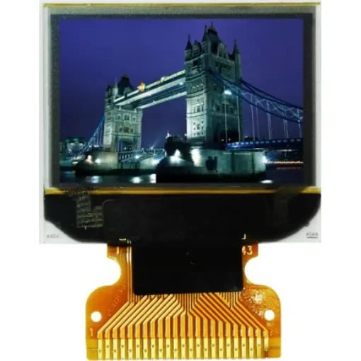 Midas 0.95in Red, Green, Blue Passive matrix OLED Display 96 x 64pixels TAB Multi Interface - MCOT096064AZ-RGBM product image