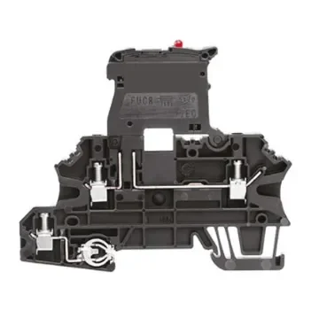 Weidmuller 1163050000 W Series Black, 2.5mm², Double-Level, Screw Termination, Fused product image