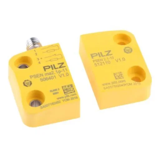 Pilz Magnetic Non-Contact Safety Switch, 24V dc, Plastic Housing, NO/NC, M8 - 506406 product image