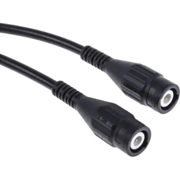 Staubli Test lead, 1kV, Black, 1m Lead Length - 67.9770-100-21 product image