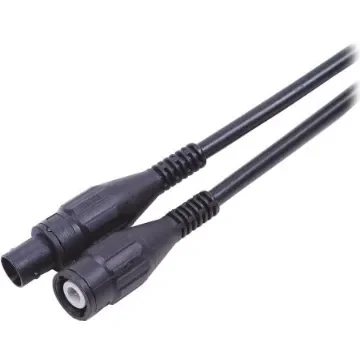 Staubli Test lead, 600V, Black, 1m Lead Length - 67.9773-100-21 product image