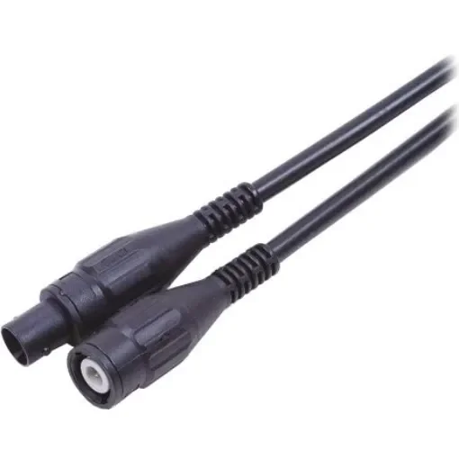 Staubli Test lead, 600V, Black, 1m Lead Length - 67.9773-100-21 product image