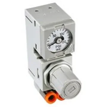 SMC Pneumatic Regulator - 0.05MPa to 0.7MPa, 1MPa max. input - ARM10F2-70GPC-3Z product image