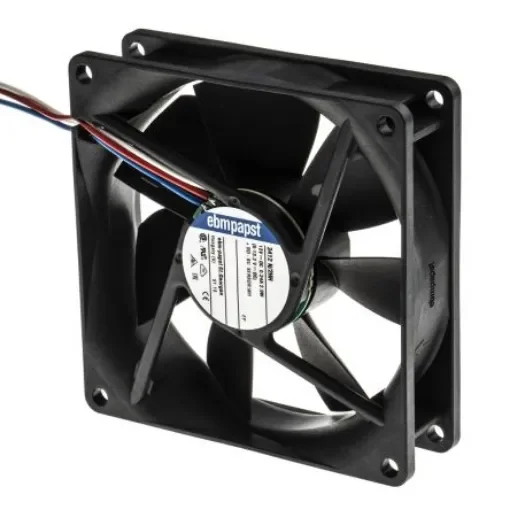 ebm-papst 3400 N Series Axial Fan, 12 V dc, DC Operation, 102m³/h, 2.9W, 92 x 92 x 25mm - 3412N/2HH product image