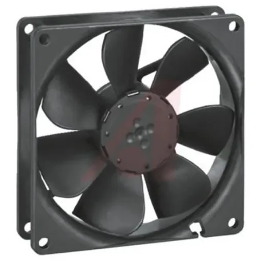 ebm-papst 3400 N Series Axial Fan, 24 V dc, DC Operation, 94m³/h, 2.3W, 92 x 92 x 25mm - 3414NH product image