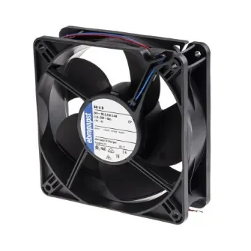 ebm-papst 4400 Series Axial Fan, 24 V dc, DC Operation, 205m³/h, 5.2W, 119 x 119 x 38mm - 4414N product image