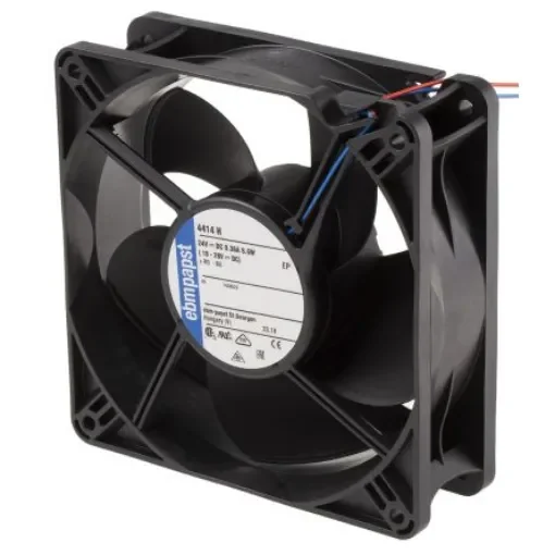 ebm-papst 4400 Series Axial Fan, 24 V dc, DC Operation, 240m³/h, 8.6W, 119 x 119 x 38mm - 4414H product image