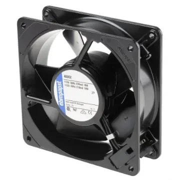 ebm-papst 4000 Z Series Axial Fan, 115 V ac, AC Operation, 180m³/h, 18W, 119 x 119 x 38mm - 4600Z product image