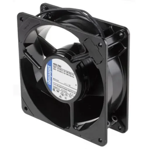 ebm-papst 4000 Z Series Axial Fan, 230 V ac, AC Operation, 160m³/h, 19W, 119 x 119 x 38mm - 4656ZWU product image