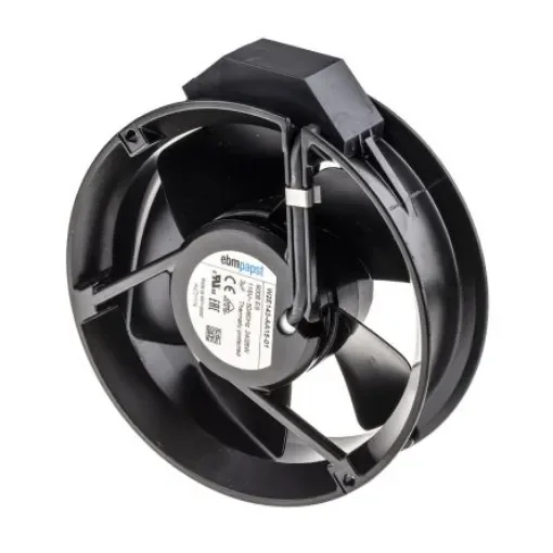 ebm-papst W2E143 Series Axial Fan, 115 V ac, AC Operation, 440m³/h, 26W, 172 x 51mm - W2E143-AA15-01 product image