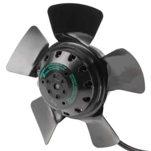 ebm-papst A Series Axial Fan, 230 V ac, 400 V ac, AC Operation, 940m³/h, 70W, 260mA Max, 195 x 73mm - A2D200-AA02-02 product image