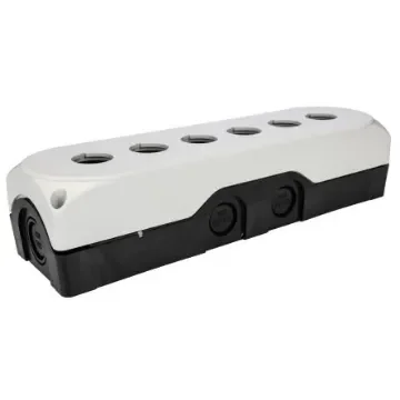 Lovato Grey Polycarbonate LPZP Control Station Enclosure - 6 Hole 22mm Diameter - LPZP6A8 product image