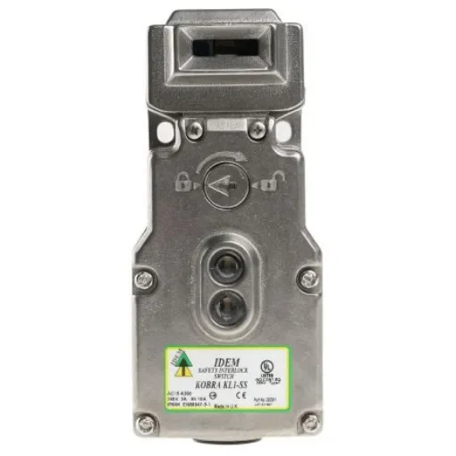 IDEM KL1-SS Series Solenoid Interlock Switch, Power to Unlock, 24V ac/dc - 220301 product image