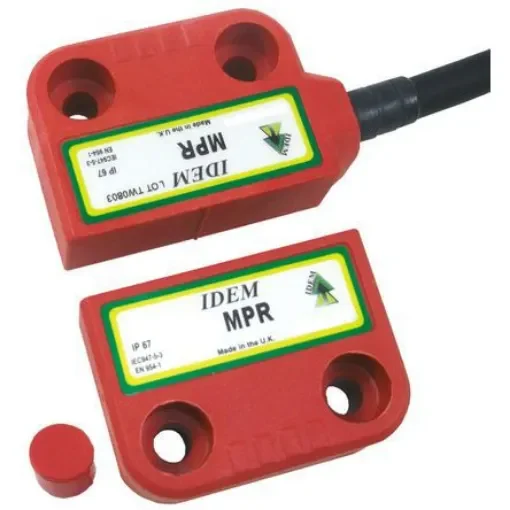 IDEM MPR Series Magnetic Non-Contact Safety Switch, 250V ac, Plastic Housing, NC, M8 - 114027 product image