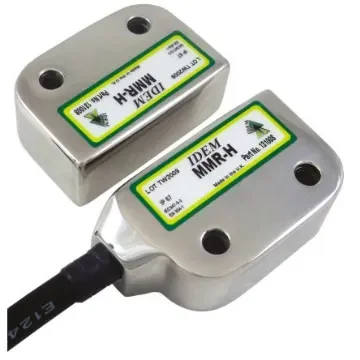 IDEM MMR-H Series Magnetic Non-Contact Safety Switch, 24V dc, 316 Stainless Steel Housing, 2NC, M12 - 131008 product image